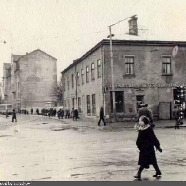 Tilta un Sarkandaugavas ielu krustojums - 1960. gadi