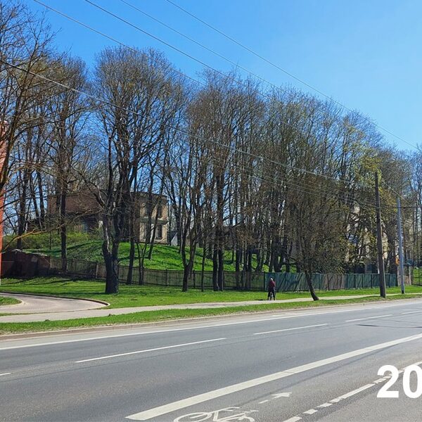 Traumotoloģijas slimnīcas parks Duntes ielā - 2023. gads