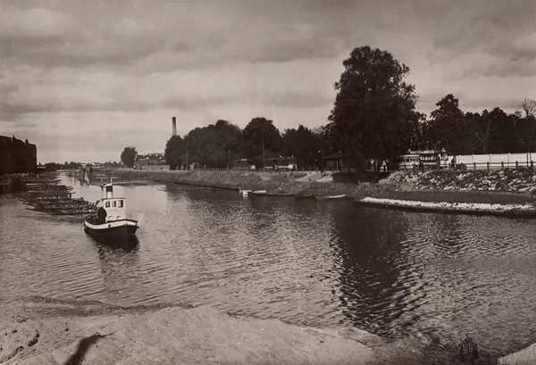 Sarkandaugavas kanāls (skats uz Tvaika ielu) - 1930. gadi