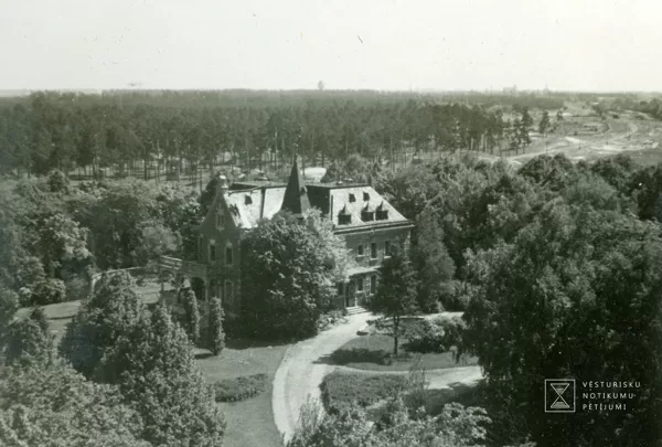 Kārļa Ulmaņa vasaras pils un parks - 1937. gads