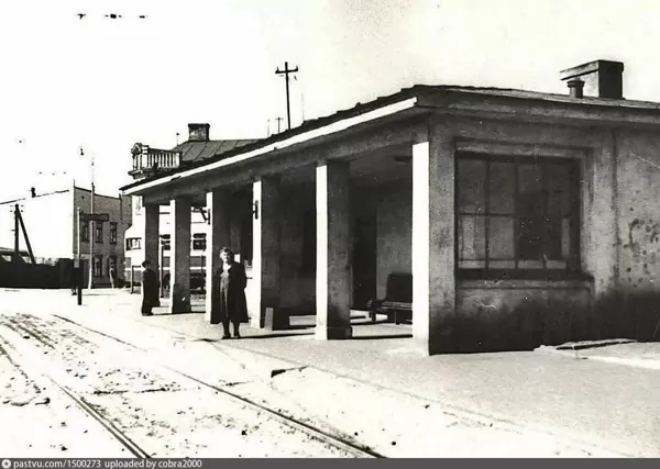 Tramvaja pietura "Aldaris" - 1930. gadi