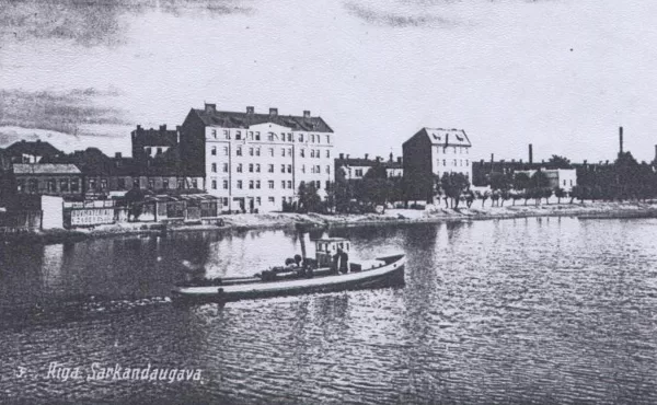 Sarkandaugavas kanāls Duntes ielā - 1930. gadi