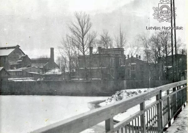 Rutenberga ķīmiskā fabrika Ganību dambī 40 - 1935. gads