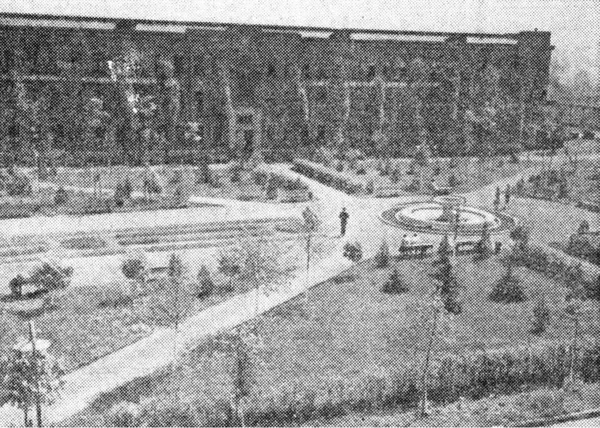 Rūpnīcas "Rīgas Dīzelis" pagalms - 1963. gads 