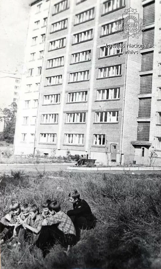 Dzīvojamā ēka Viestura prospektā - 1970. gadi