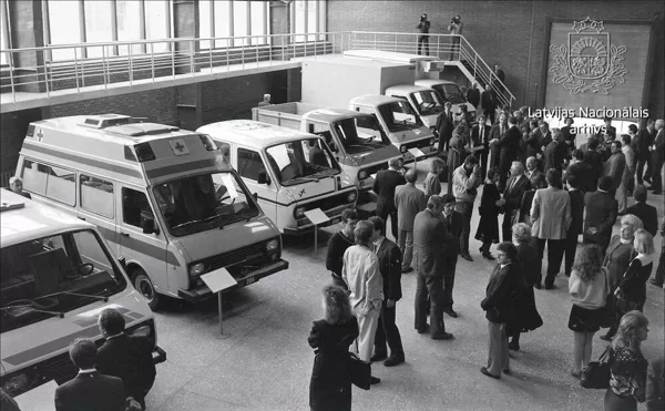 Rūpnīca "RAF" Duntes ielā - 1991. gads